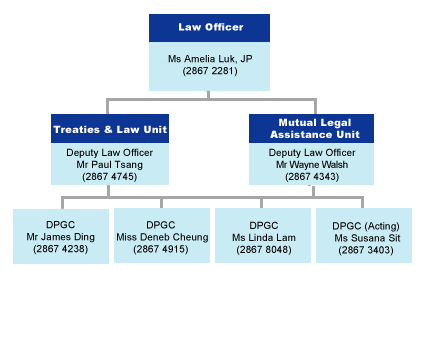 Organisation Chart of International Law Division