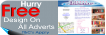 Get your business noticed on the internet, Free Design Now On...